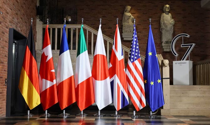 G7 ministers to target those increasing Russia oil purchases