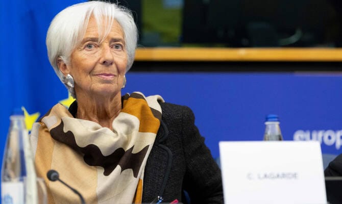 EU must follow law in using frozen Russian assets to help Ukraine, Lagarde says