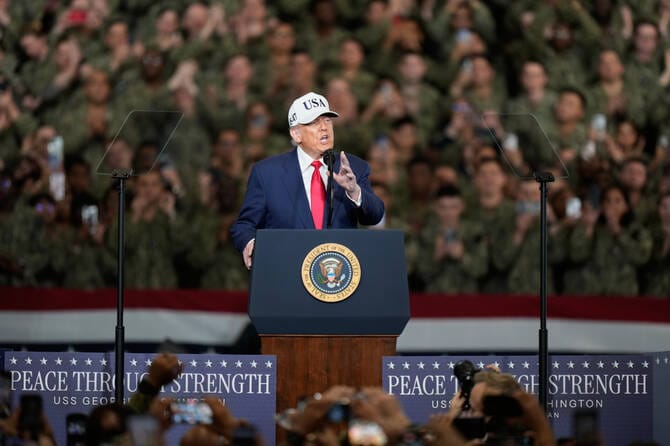 Trump orders war department to immediately start testing US nuclear weapons