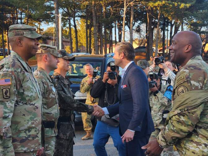 Seoul: North Korea fired artillery rockets during Hegseth’s DMZ visit