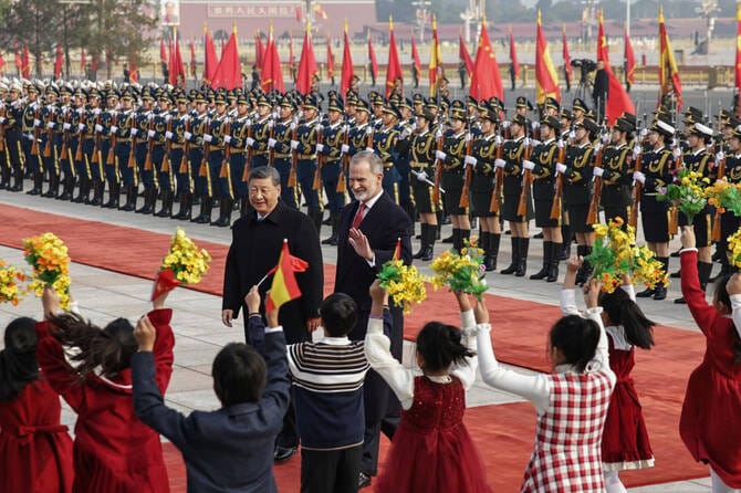 Xi pitches closer ties to Spanish king as Madrid courts Chinese investment