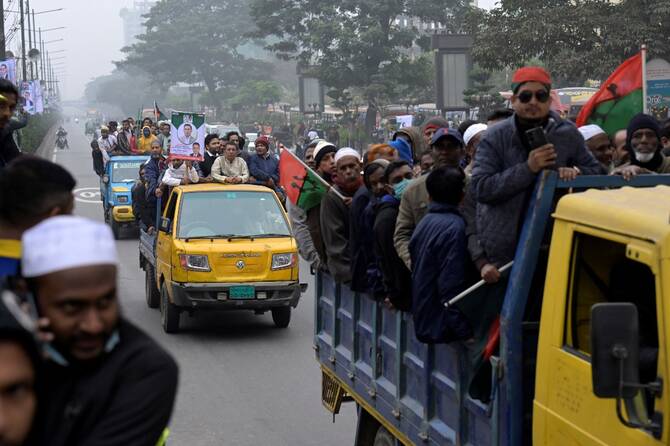Bangladesh leader considered top PM candidate returns from exile ahead of polls