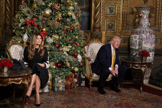 Trump warns against infiltration by a ‘bad Santa,’ defends coal in jovial Christmas calls with kids